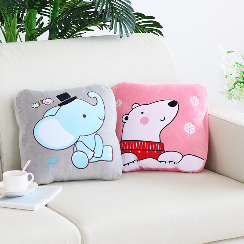 车载抱枕被子两用卡通靠垫办公室可折叠枕头被子汽车抱枕毯二合一,居家布艺,抱枕被,淘宝优惠券,粉丝福利购,淘宝优惠卷