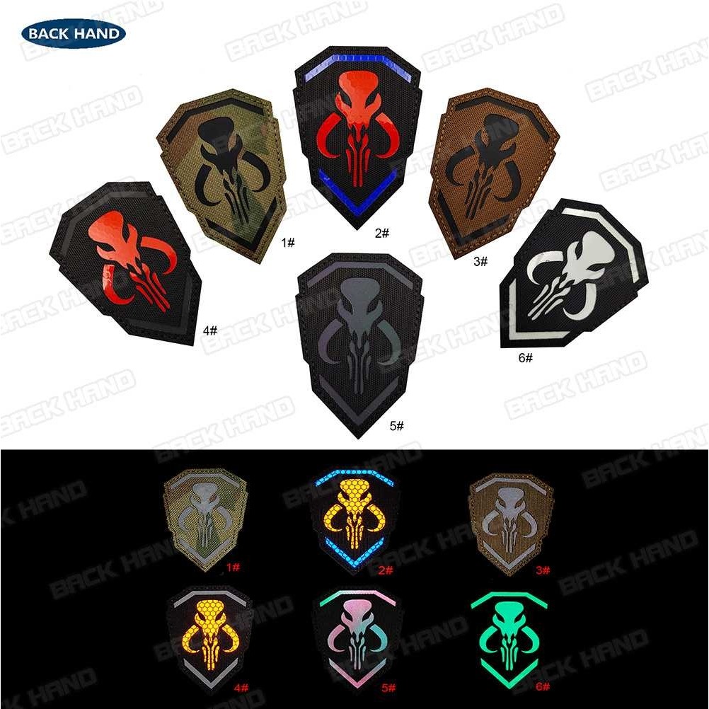 Bounty Hunter星球大战曼达洛赏金猎人补丁反光魔术贴臂章IR徽章,电子元器件市场,其它元器件,淘宝优惠券,粉丝福利购,淘宝优惠卷