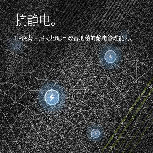 办公室地毯酒纯色耐脏店保阻B燃防静电环尼龙海马加厚EPPSQ拼接地