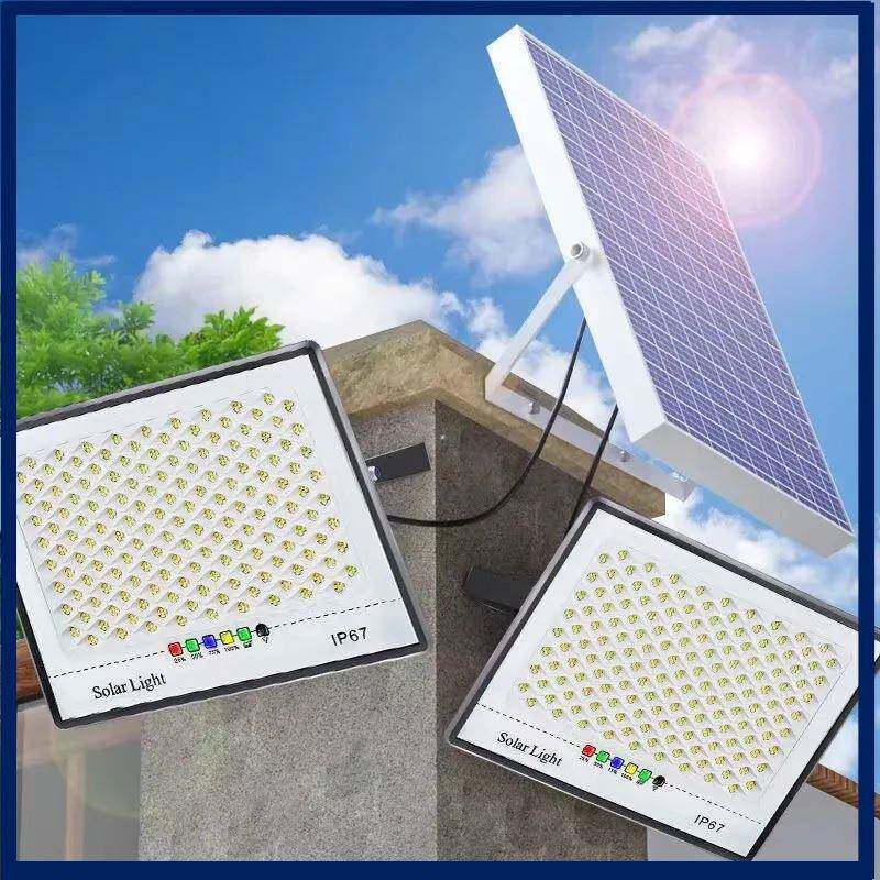 太阳能家户外道路一率拖二分体LED照AZQ明灯庭院灯用大灯功超亮路