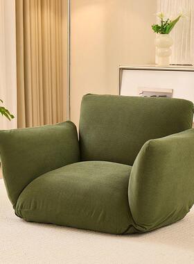 榻懒人沙发可躺榻可睡卧室XNW单人双人小沙发床人类狗窝折叠米坐