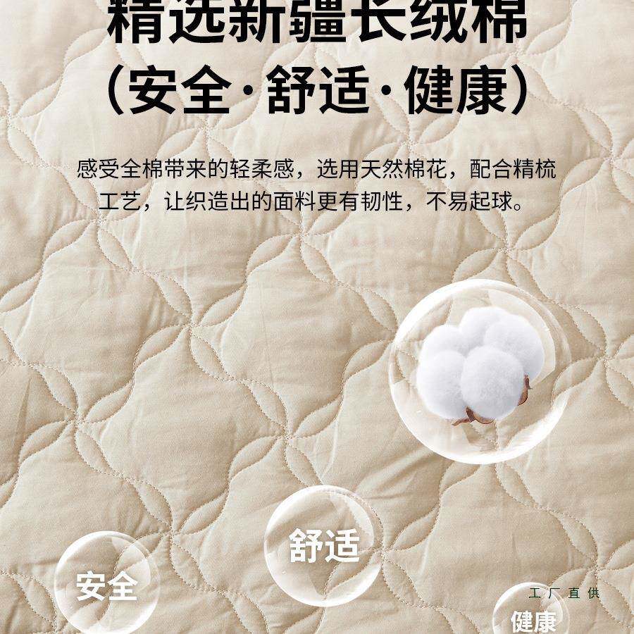 20质25新裙款棉质床裙床笠二合一棉单件高端夹F98M896S棉床季罩带