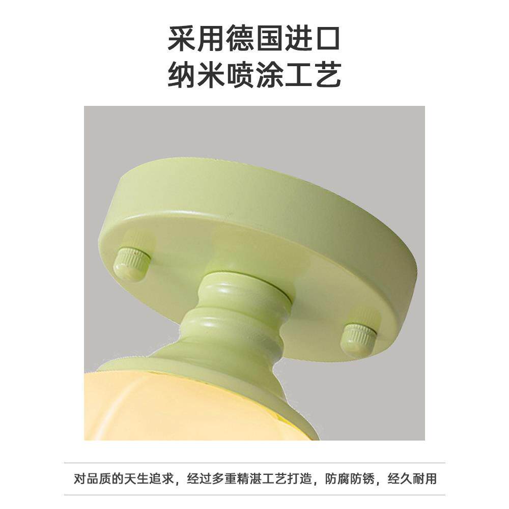 网铃兰花红无品牌/过走灯吸顶灯202廊道5年新款阳台灯入户灯玄关
