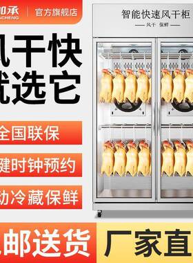 加承晾柜烧鹅烧腊鸭胚乳用鸽晾干机智能保鲜凉VLE商烤鸭风鸭干晾