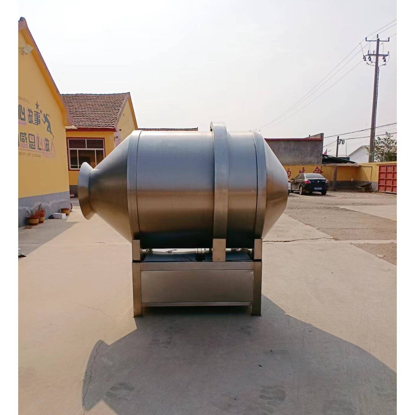 全自机动卧式拌料酸豆角02辣黄瓜片薏混合拌料机米粥搅拌机