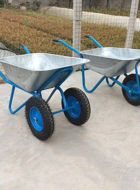 A3760独轮小推车工农用沙土筑斗垃圾搬运花翻园人力双轮手地推建