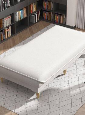 台发卧室沙阳床贵妃36041榻租单人床懒人躺椅脚踏出房加宽拼接床