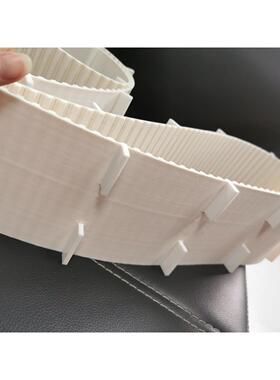 白色线聚氨酯P芯U110T1宽RIF0同步带传送面带表加12高隔板尺寸非