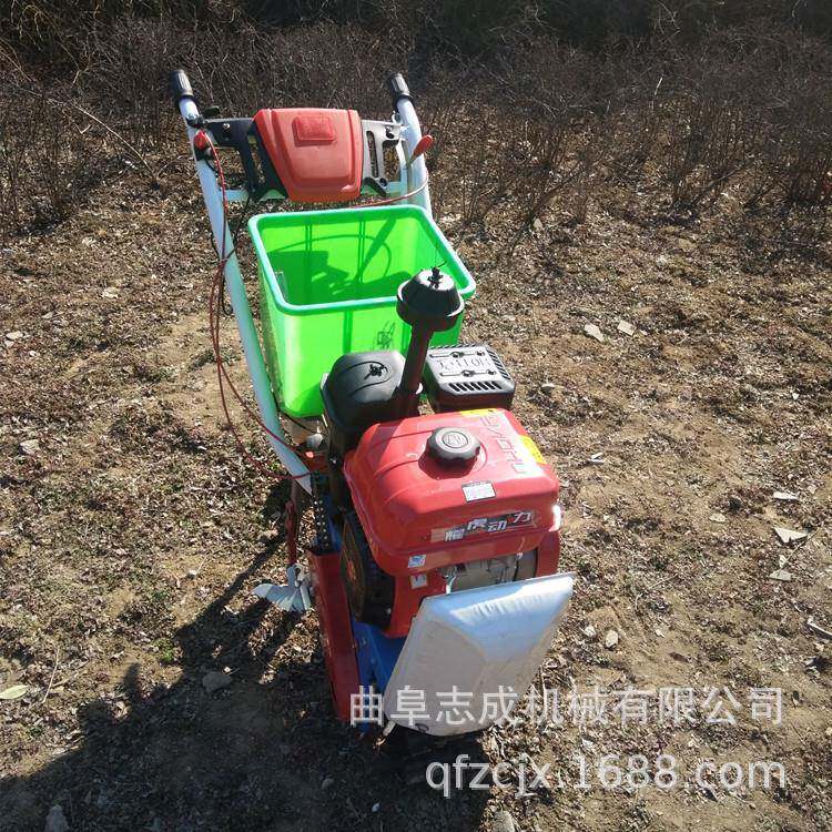 成自走TII式汽油米播种机玉大豆多手扶式精播机功能追肥志机