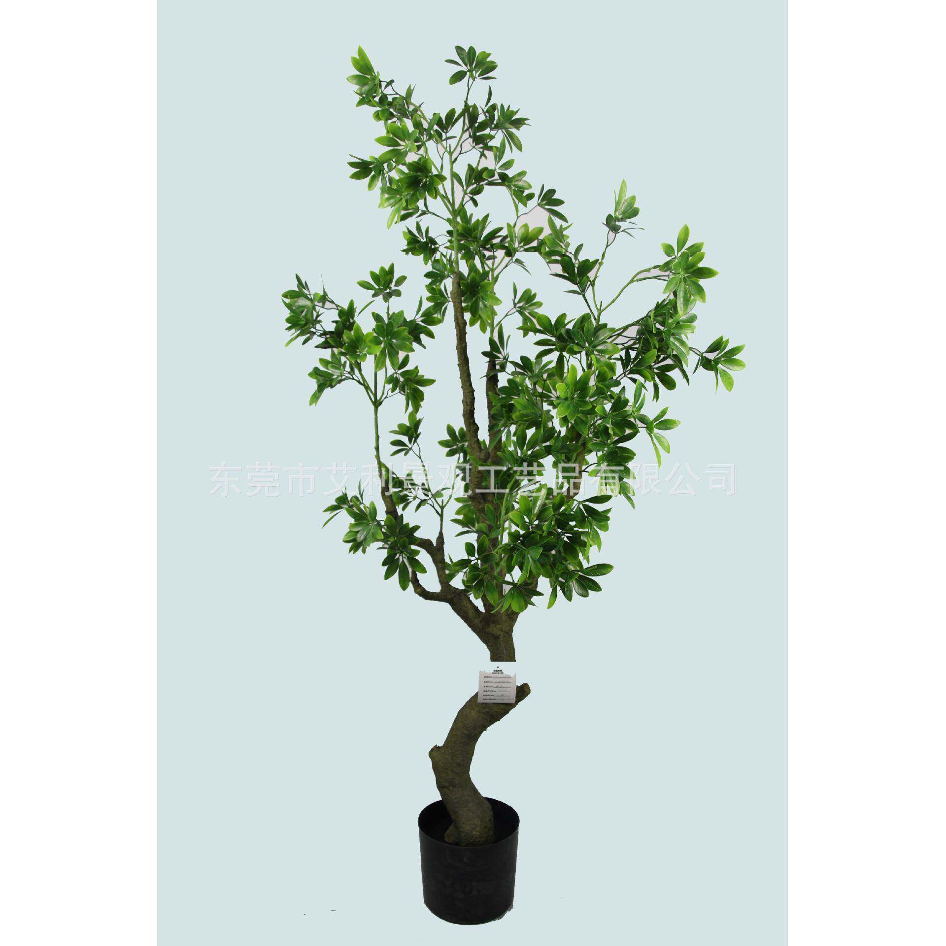 发财树人造塑料树植物盆室客厅内花装饰栽REK落假地假绿植盆景