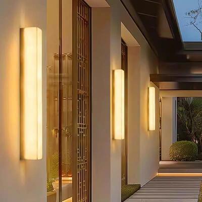 户外防水仿石壁花灯云别墅园外50279感应墙灯门前过道灯庭院围墙