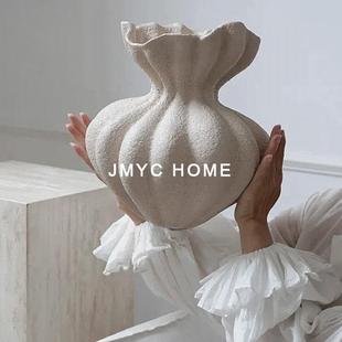 中桌古风创树脂干花瓶摆件意轻奢高复古别XRS墅档客厅茶几餐厅面