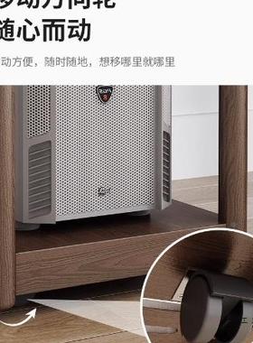 电脑主机托架打印机33283放置柜座架实木台式底双层动机移箱支置