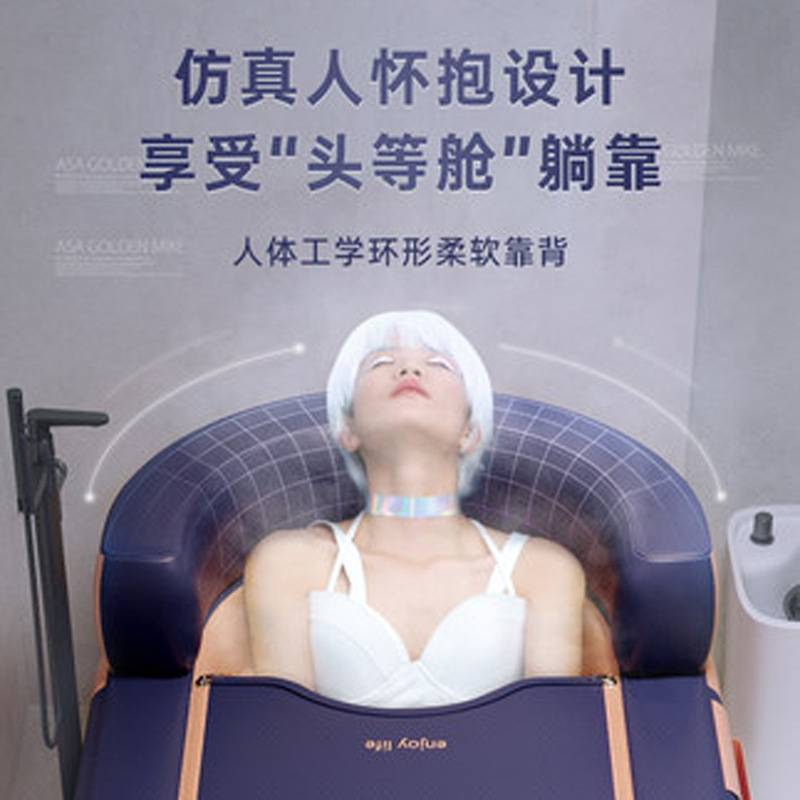 泡澡桶折叠大人浴缸浴桶宝宝全身洗澡桶儿童充气浴缸家用沐浴桶