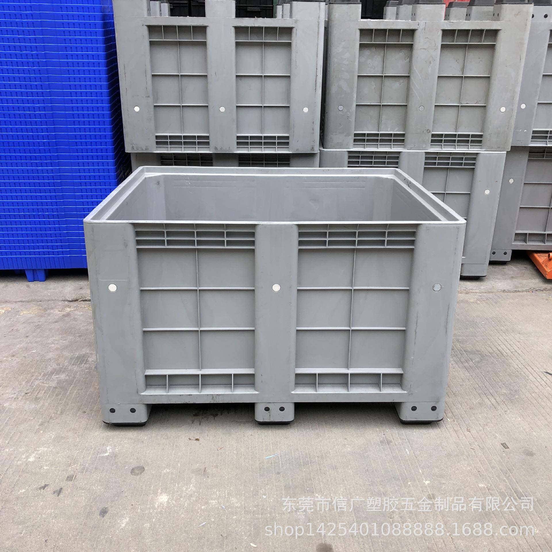 料IDS卡板箱超大号封式大号托工具箱叉车塑料塑物流箱大箱式塑闭