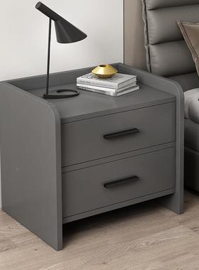 头床柜现网代简约收纳柜储物47560红小柜子置物简易小型卧边室轻