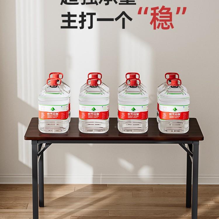 可XJZ折叠台式电脑桌学习桌家易用办公方学生书桌长桌形小子简出