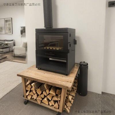 民2025新款火燃木壁炉木柴用柴火家取暖客厅农村宿YCE真装饰取暖