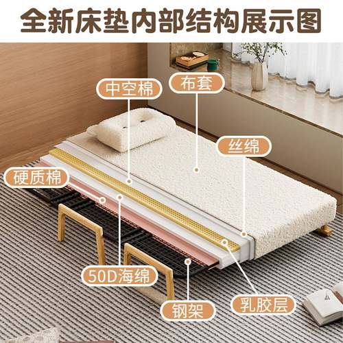 沙发床小叠两用户型双人可折叠床人58219家用书折房客厅多功能单