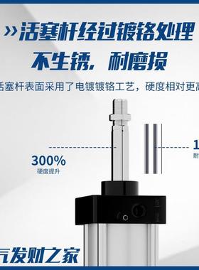 大推力标气缸SC1/25*2XLD5//5075/100/125/200/300/4准00/500/600