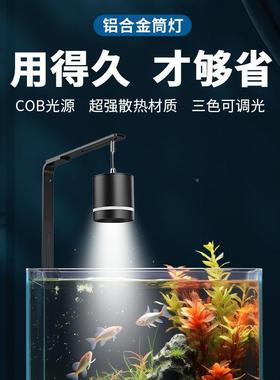 缸灯led筒灯原生缸溪流鱼全谱水草灯爆藻鱼缸观赏鱼灯一光件MIE包