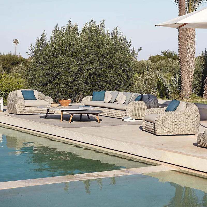 户外编沙发组合别墅庭椅酒店样板房客60839厅露天民宿休藤闲院藤