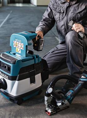 DVC860LDVC860LZZ交流直流两业用工级吸尘器干尘湿尘吸尘机牧田立