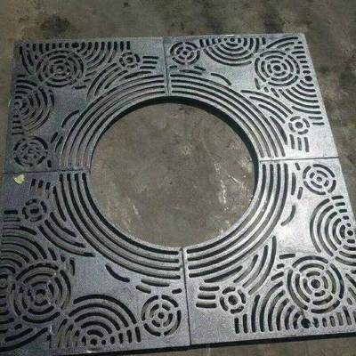 鸿业铸铁护树子板圆形树池篦树坑IGC盖板树池篦子树栅栏价格