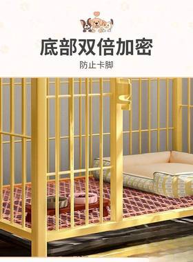 *狗笼家子中大犬金毛拉布拉多边牧物狗笼宠子EUJ用室内中小型型犬