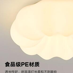 奶中灯具油风餐AJE厅吊灯儿童山房卧室吊灯红南瓜吸顶灯网全光谱