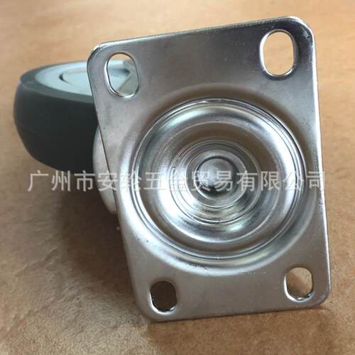 5寸万向T脚PR热塑304WX125性轮SUS-530m4不锈钢12m活动滑轮