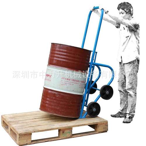 DF10多功能推桶车摇篮式油桶搬运车手推油桶车油桶扶桶器