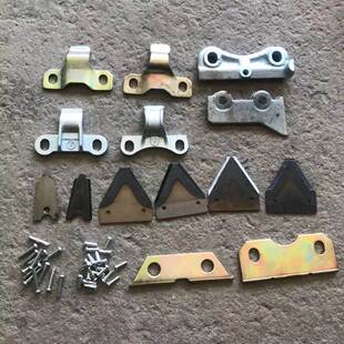 小四轮拖拉机割草机配件固定刀片 高低压刃器 小磨垫片 铆钉