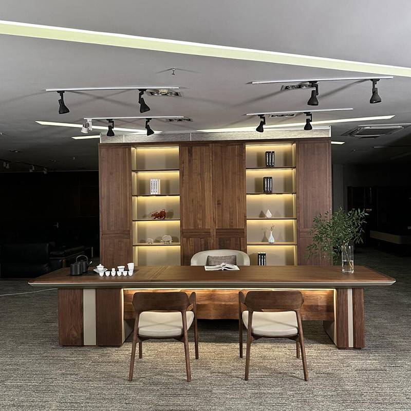 需定制新中式茶桌2024新款实木高端烧水壶一体嵌入式泡茶桌北美黑