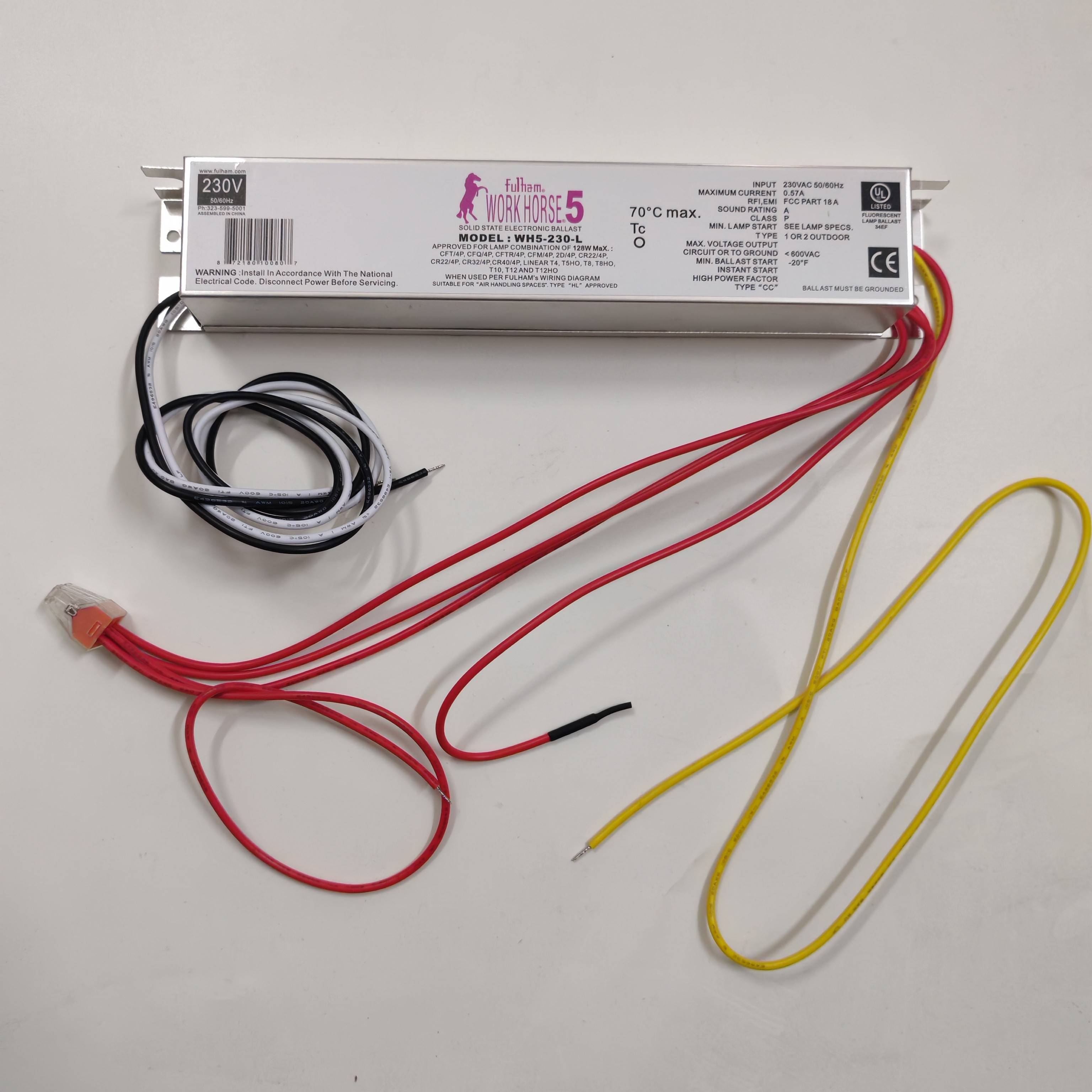 光氧灯管镇流器WH5-230-L工业电子稳压整流器光氧灯管配用变压器