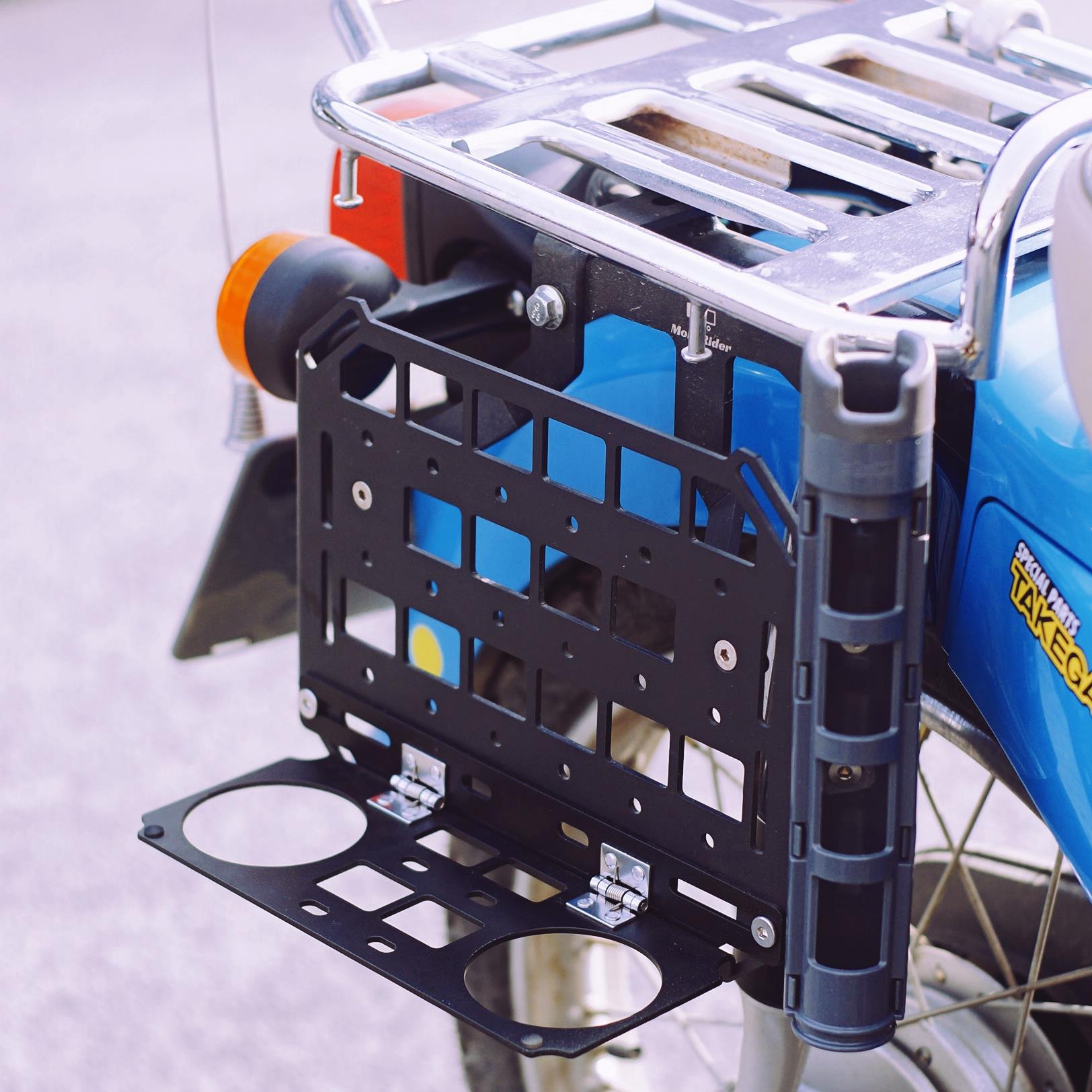 魔力骑幼兽cc110通用改装侧挂板拓展可折叠边包底托咖啡杯架