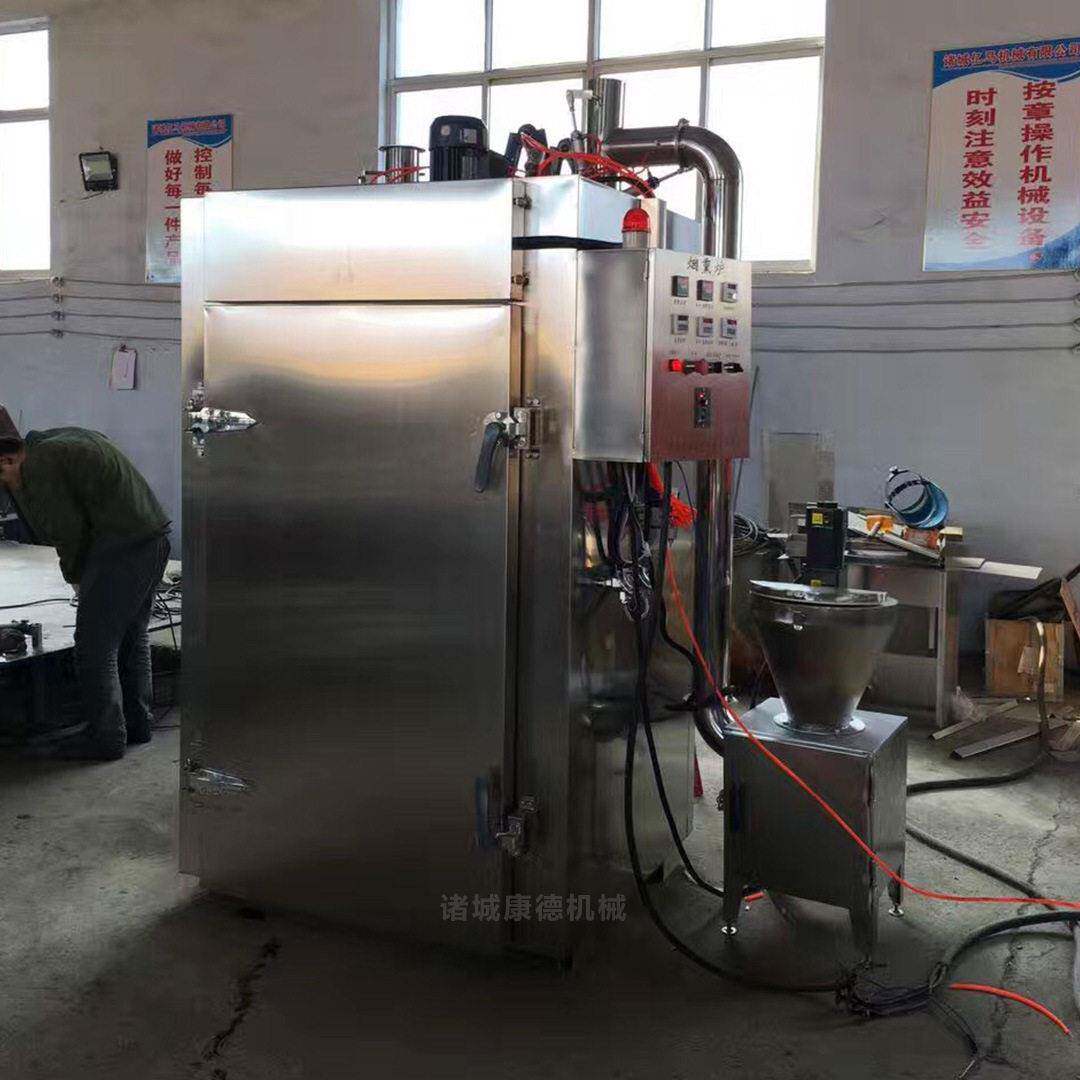 兔子肉上色烟熏炉大型香肠蒸煮烟熏上色设备卤肉熟食上色烟熏炉