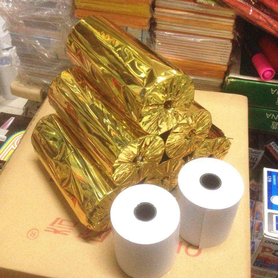 57 50热敏收银纸 57x50收银机小票据打印纸 胶芯热敏纸 30卷