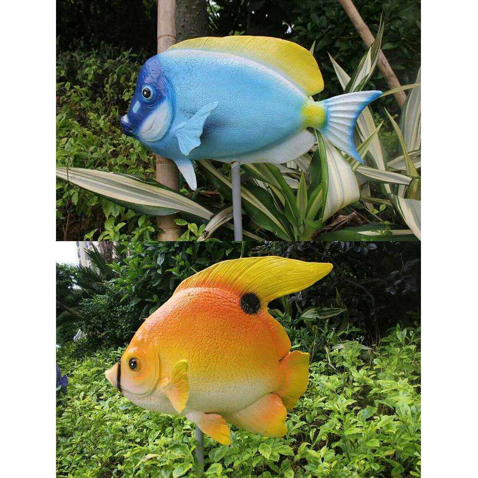 仿真海豚热带鱼模型空中吊饰玻璃钢海洋主题鲤鱼鲨鱼雕塑商场摆件