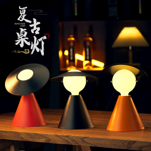床头led创意台灯发光桌灯剧本酒吧沉浸灯夜灯充电复古清吧其他无