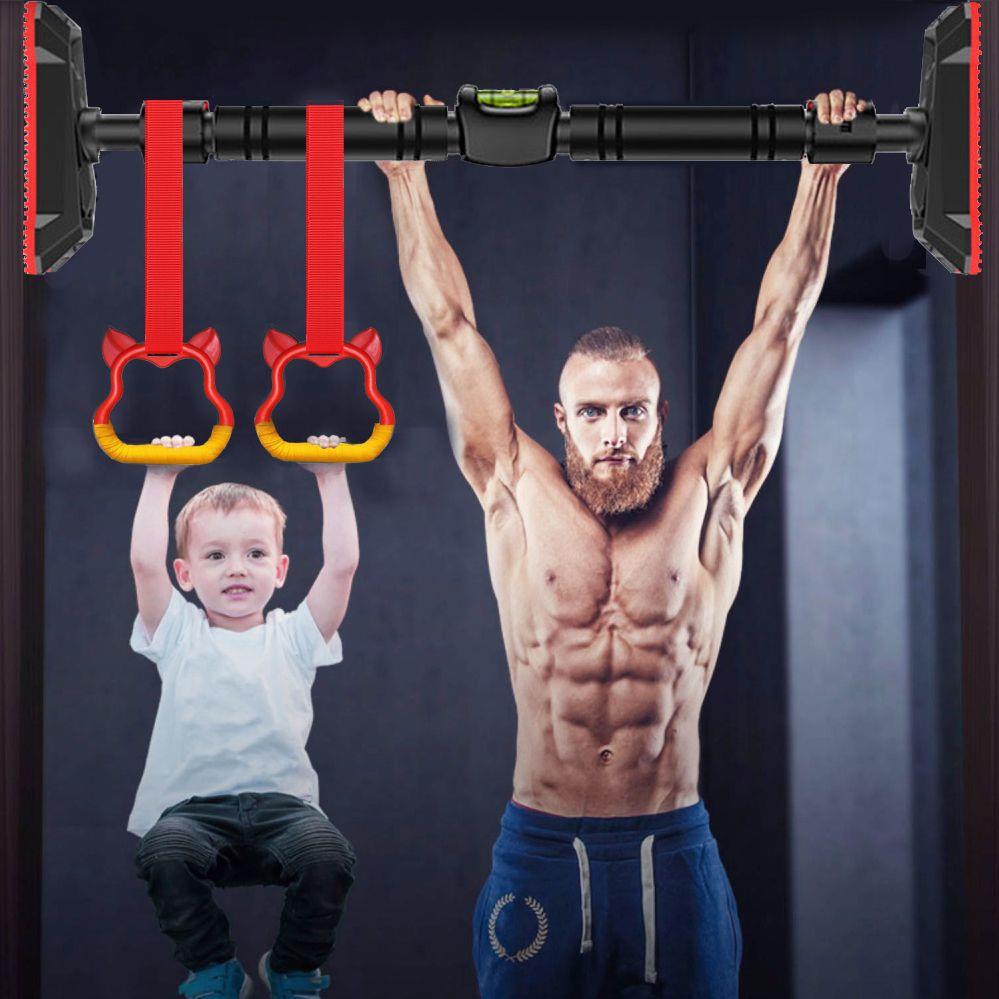 免打孔单杠门框走廊墙体吊杆吊杠单双杠健身器材引体向上器家用