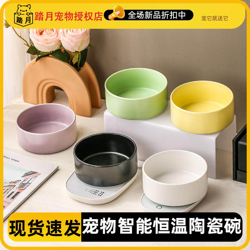 猫咪恒温饮水机加热碗宠物冬天喂食喂水酸奶机猫冬季喝水碗饮水器