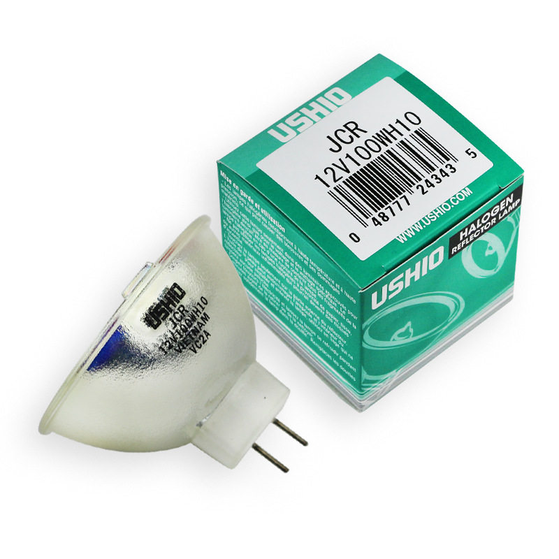 优秀卤素灯杯USHIOJCR12V100WH10长寿命光学仪器灯泡12V100WH10