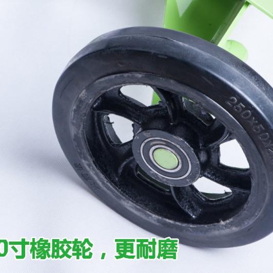 瑞拉特油桶搬运车备用轮10寸铁芯轮 搬运车配件 定向脚轮图片