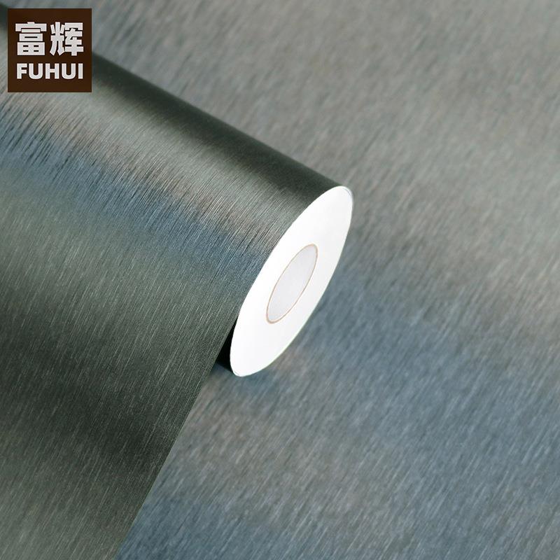 金银拉丝自粘墙纸防水酒店工程壁纸金属质感软片家具翻新贴纸防火