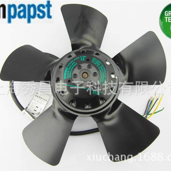 德国ebmpapst AC外转子轴流风机 A2D250-AA02-02 马达电机 大风量