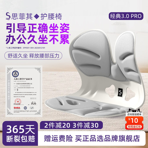 思菲其护腰坐垫久坐神器腰部支持