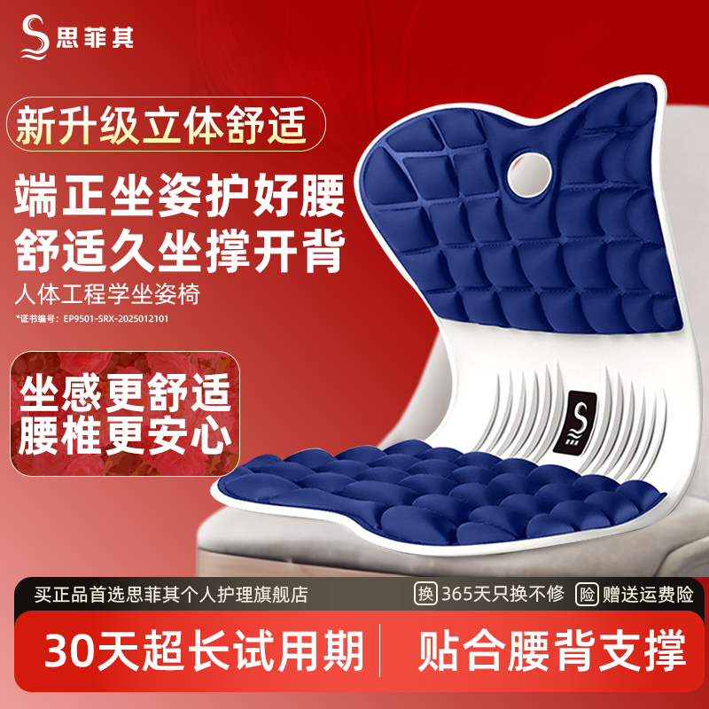 思菲其护腰坐垫靠背垫久坐神器