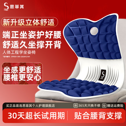 思菲其护腰坐垫靠背垫久坐神器