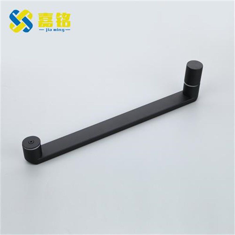 淋浴房拉手黑色浴室玻璃门拉手304不锈钢对装推拉淋浴门拉手把手